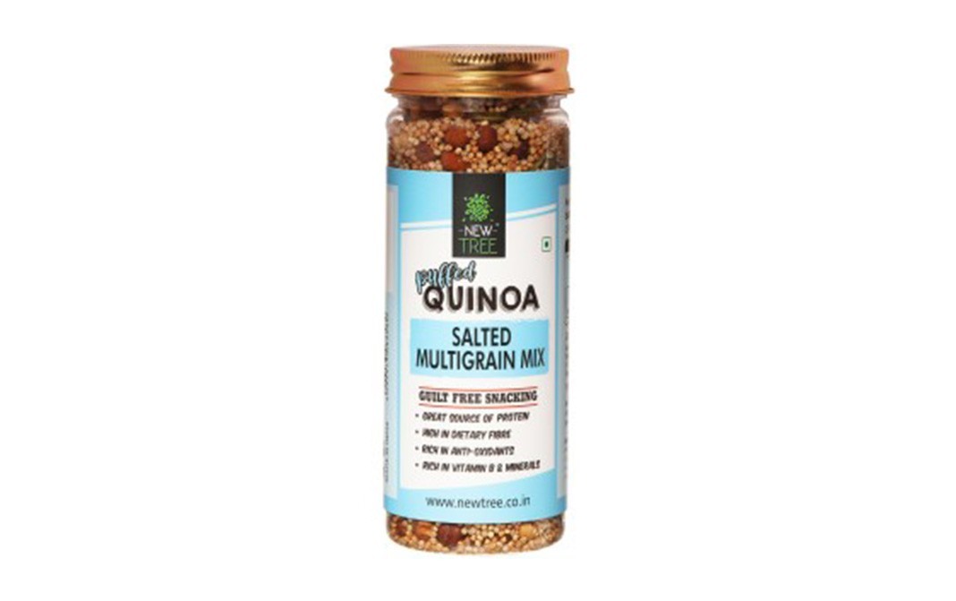 New Tree Puffed Quinoa Salted Multigrain Mix   Jar  125 grams